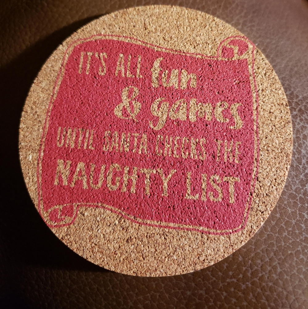 IT'S All fun & games UNTIL SANTA CHECKS THE NAUGHTY LIST